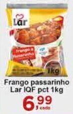 Rossi Supermercado Frango passarinho Lar IQF pct 1kg oferta