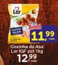 Rossi Supermercado Coxinha da Asa Lar IQF pct 1kg oferta