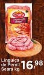 Rossi Supermercado Linguiça de Pernil Seara kg oferta