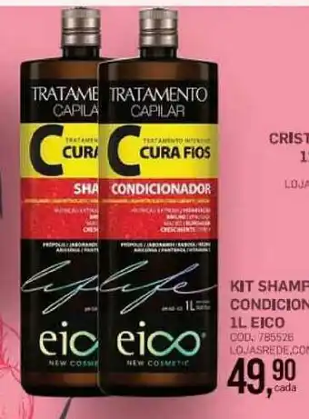 Lojas Rede Kit Shampoo Condicionador Eico 1L oferta
