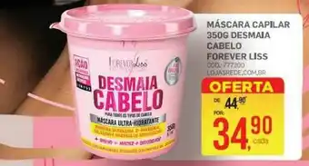 Máscara Capilar 350g Desmaia Cabelo Forever Liss