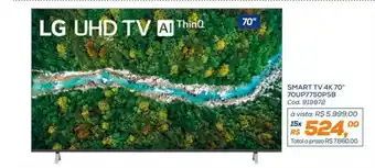 Lojas Colombo Smart Tv 4k70 oferta