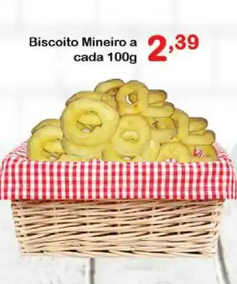 Chama Supermercados Biscoito Mineiro A Cada 100g oferta