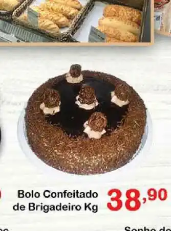 Bolo Confeitado De Brigadeiro 1kg