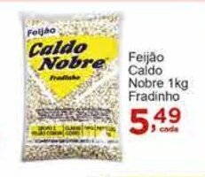 Rossi Supermercado Feijão Caldo Nobre 1kg Fradinho oferta