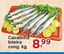 Rossi Supermercado Cavalinha Inteira cong. kg oferta