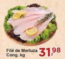 Rossi Supermercado Filé de Merluza Cong. kg oferta