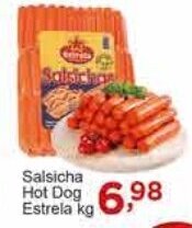Rossi Supermercado Salsicha Hot Dog Estrela kg oferta