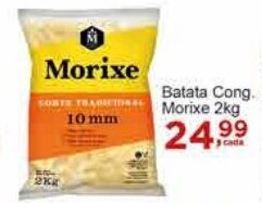 Rossi Supermercado Batata Cong. Morixe 2kg oferta
