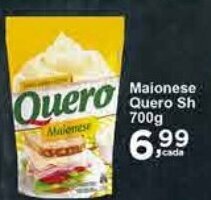 Rossi Supermercado Maionese Quero Sh 700g oferta