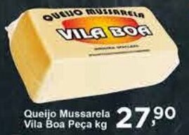 Rossi Supermercado Queijo Mussarela Vila Boa kg oferta