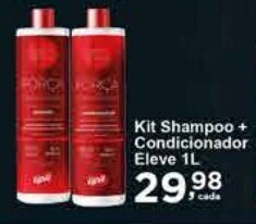 Rossi Supermercado Kit Shampoo + Condicionador Eleve 1L oferta