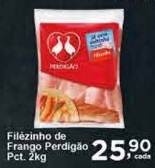 Rossi Supermercado Filézinho de Frango Perdigão pct. 2kg oferta