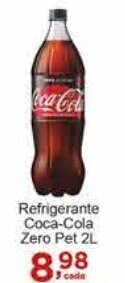 Rossi Supermercado Refrigerante Coca-Cola Zero Pet 2L oferta