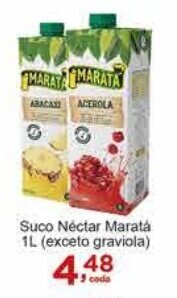 Rossi Supermercado Suco Néctar Maratá 1L oferta