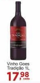 Rossi Supermercado Vinho Goes Tradição 1L oferta