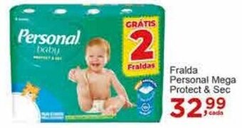 Rossi Supermercado Fralda Personal Mega Protect & Sec oferta
