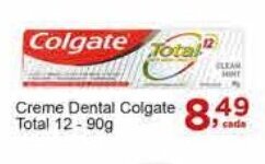 Rossi Supermercado Creme Dental Colgate Total 12 90g oferta