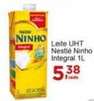 Rossi Supermercado Leite UHT Nestlé Ninho Integral 1L oferta