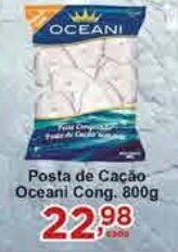 Rossi Supermercado Posta de Cação Oceani Cong. 800g oferta