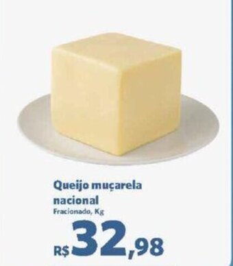 Sam's Club Queijo muçarela nacional Fracionado, Kg oferta