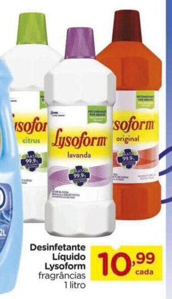 Carrefour Desinfetante Líquido Lysoform fragrâncias 1 litro oferta