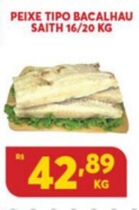 Peixe Tipo Bacalhau Saith 16/20 1kg
