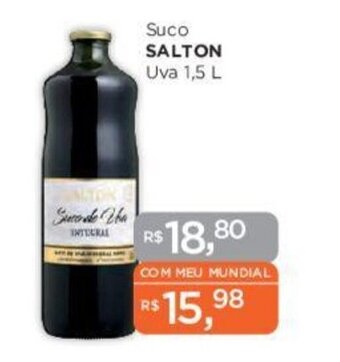Supermercados Mundial Suco SALTON Uva 1,5 L oferta