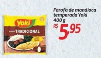 Comper Farofa de mandioca temperada Yoki 400 g oferta