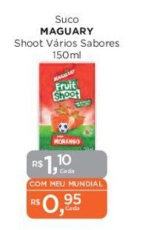 Supermercados Mundial Suco MAGUARY Shoot Vários Sabores 150ml oferta