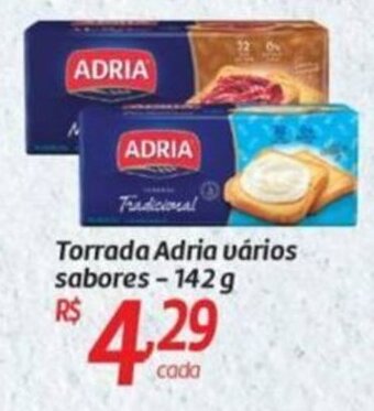 Comper Torrada Adria vários sabores-142 g oferta