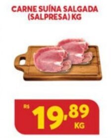 Atacadão Centro Sul Carne Suina Salgada (Salpresa) 1kg oferta