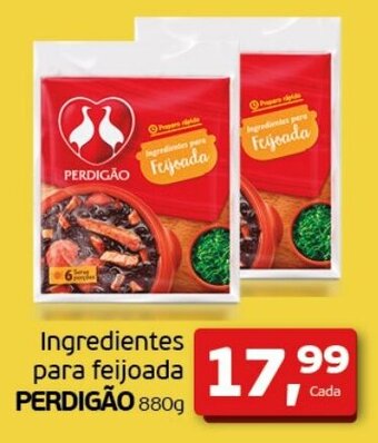 Cometa Supermercados Ingredientes para feijoada PERDIGÃO 880g oferta