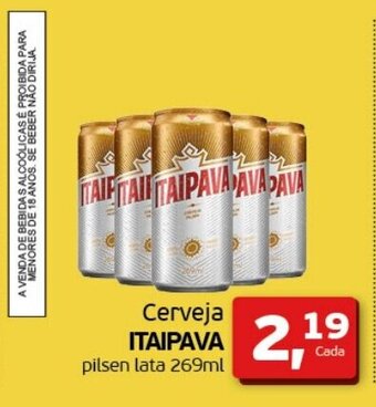 Cometa Supermercados Cerveja ITAIPAVA pilsen lata 269ml oferta
