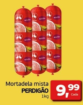 Cometa Supermercados Mortadela mista PERDIGÃO 1kg oferta
