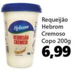 Requeijão Hebrom Cremoso Copo 200g