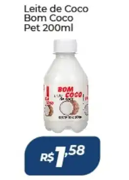 Atakarejo Leite de Coco Bom Coco Pet 200ml oferta