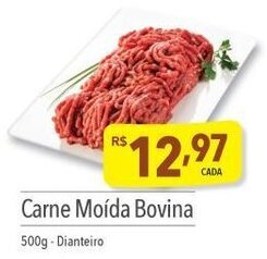 Carne Moída Bovina 500g-Dianteiro