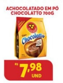 Atacadão Centro Sul Achocolatado em po Chocolatto 700g oferta