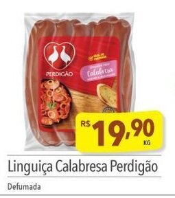 Supermercados Condor Linguiça Calabresa Perdigão Defumada oferta