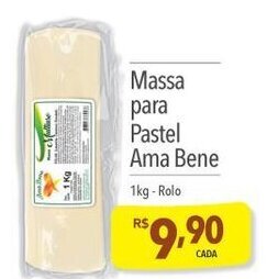 Supermercados Condor Massa para Pastel Ama Bene 1kg - Rolo oferta