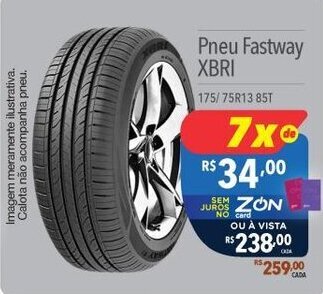 Supermercados Condor Pneu Fastway XBRI oferta