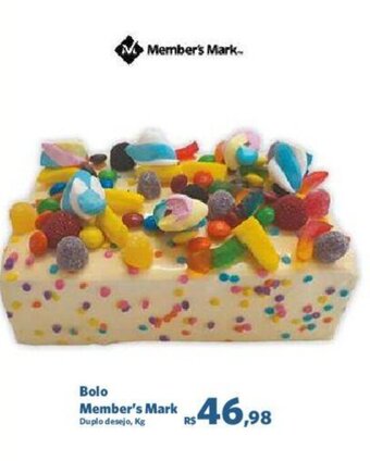 Sam's Club Bolo Member's Mark Duplo desejo, Kg oferta