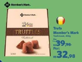 Sam's Club Trufa Member's Mark Tradicional, 454g oferta