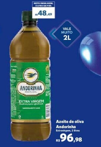 Sam's Club Azeite de oliva Andorinha Extravirgem, 2 litros oferta