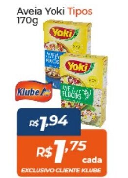 Atakarejo Aveia Yoki Tipos 170g oferta