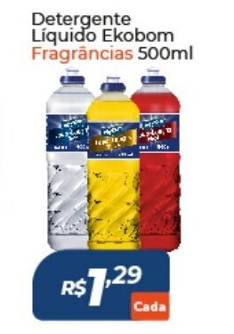 Atakarejo Detergente Liquido Ekobom Fragrancias 500ml oferta