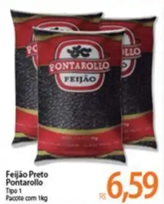 Atacadão Feijao Preto Pontarollo 1kg oferta