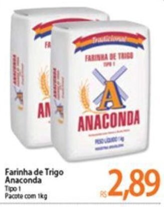 Atacadão Farinha de Trigo Anaconda 1kg oferta