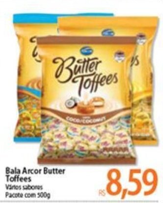 Bala Arcor Butter Toffees 500g